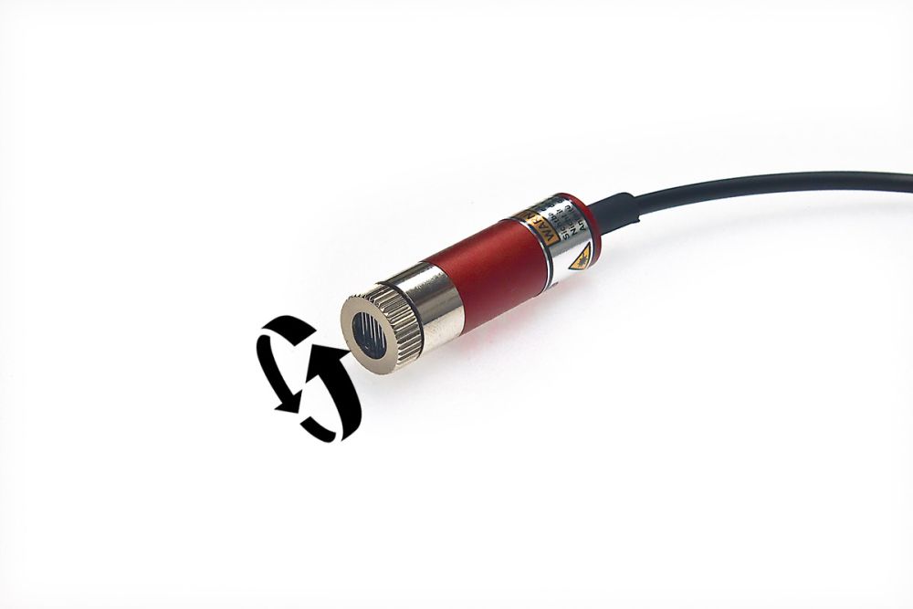 Linienlaser Modul ROT 10mW, justierbar