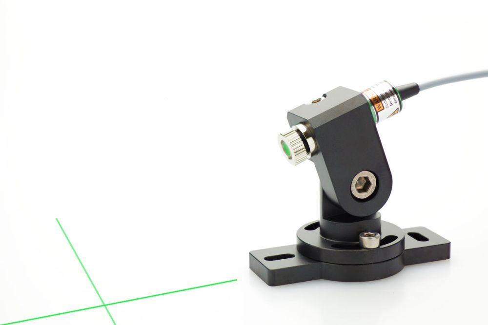 Cross laser kit GREEN 25mW ready to go incl. mount