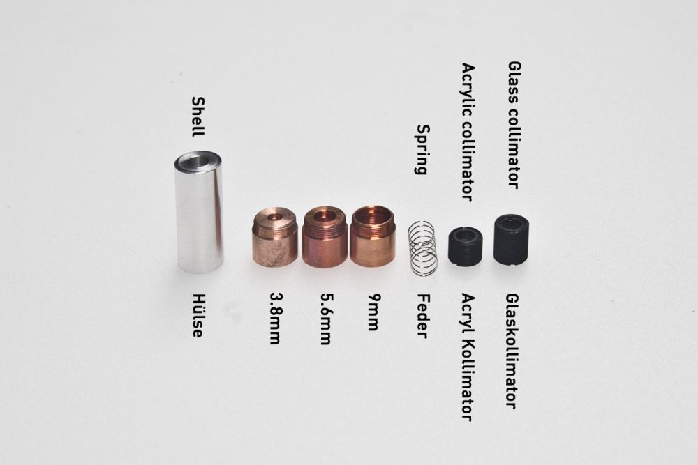 Press fit mount for laser diodes 5.6 or 9 mm