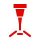 Floor laser icon