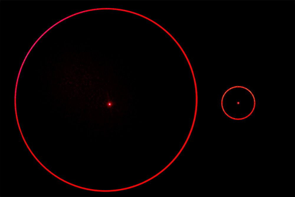 Positioning laser kit 10mW RED " circle"