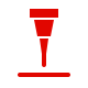 Line laser icon