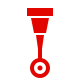 Positioning laser icon