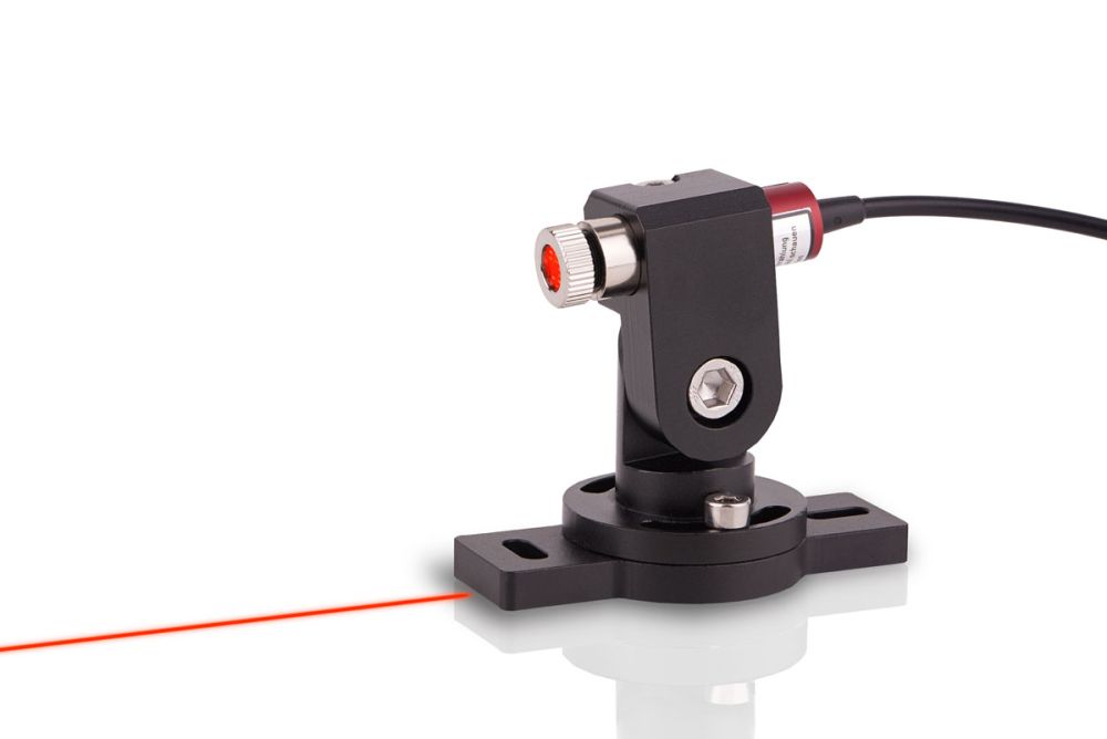 Line laser set RED 100mW, adjustable, incl. mount