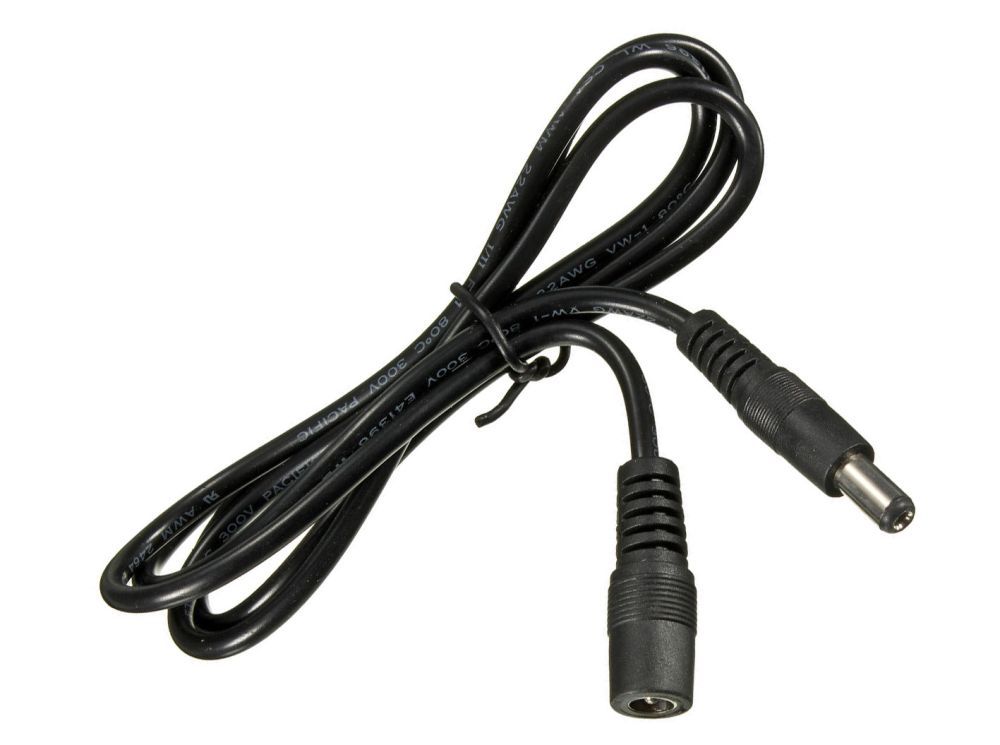Barrel connector extension 1m