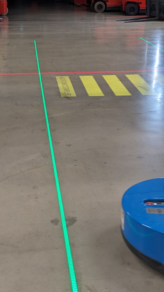 TopFloor Laser GRÜN für Bodenmarkierung, 750mW