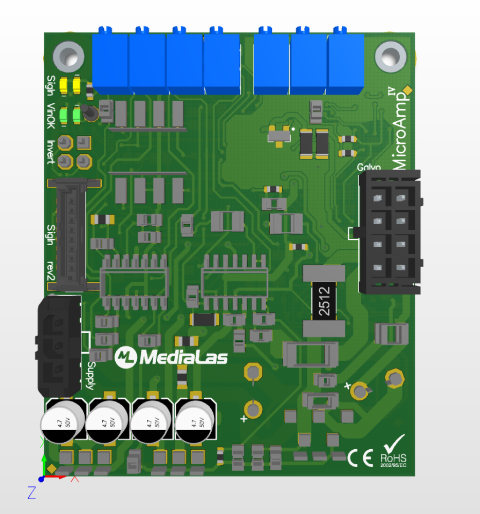 MicroAmp IV-62 schneller Galvotreiber für CTi 6200, 6210, 6220 Modelle