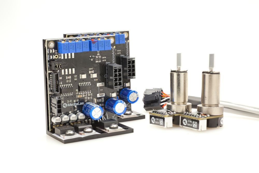 2D Kit "CTR-SET" - Komplett Kit schneller 2D Galvo Scanner CTR 6212